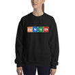 Unisex Sweatshirt - Periodic Runner (Black)