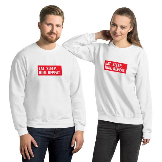Unisex Sweatshirt - Eat Sleep Run Repeat