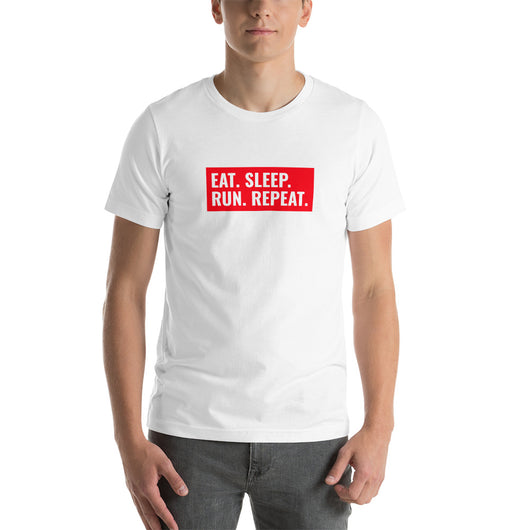 Short-Sleeve Unisex T-Shirt - Eat Sleep Run Repeat